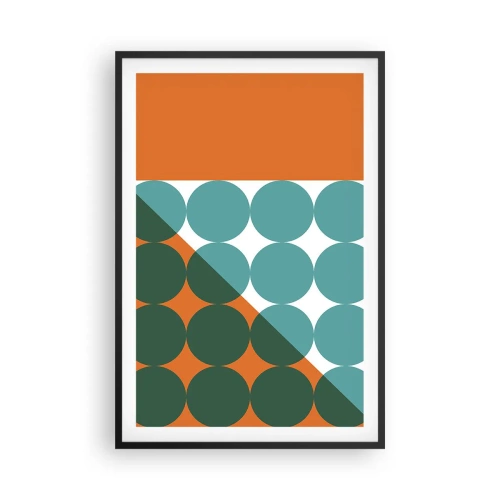 Poster in cornice nera - In alto obliquo - 61x91 cm