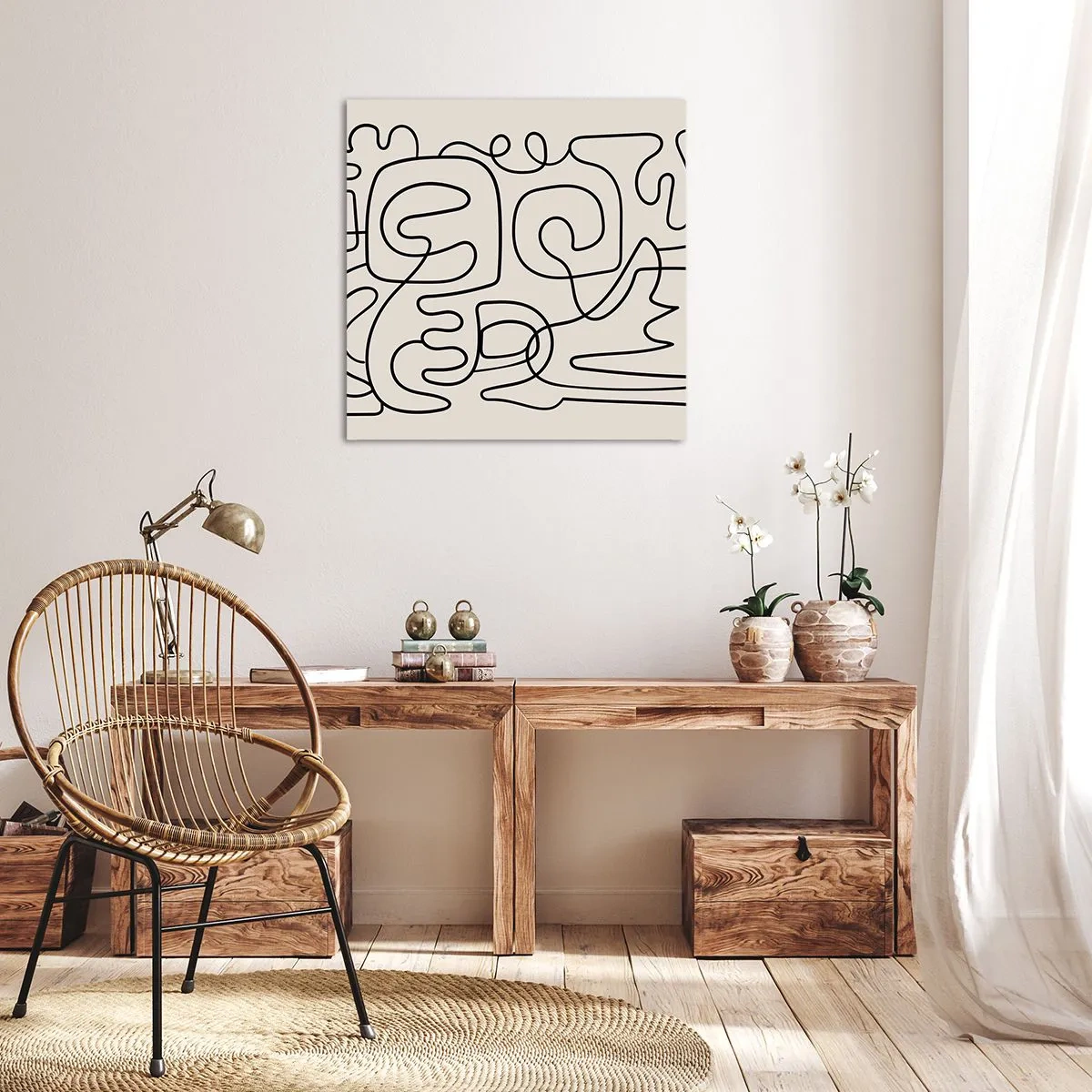 Quadro su tela - Stampe su Tela - Segui il percorso - 40x40 cm