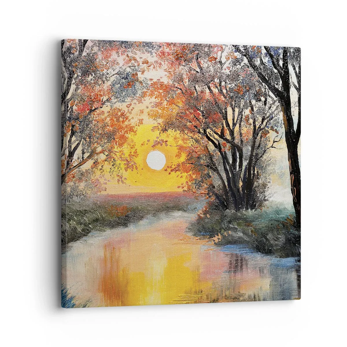 Quadro su tela - Stampe su Tela - Atmosfera autunnale - 30x30 cm