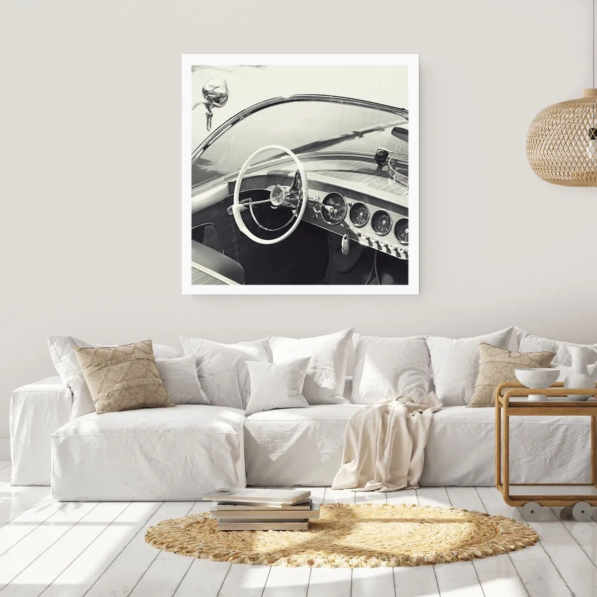 Poster - Il ricco e il povero - 60x60 cm