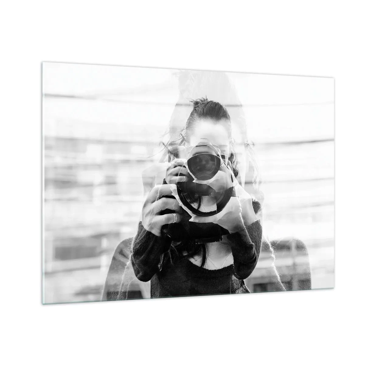 Quadro su vetro - Il creatore e il suo materiale - 100x70cm - Il creatore e il materiale - Decorazione murale moderna per soggiorno e camera da letto ARTTOR