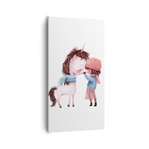 Quadro su tela - Stampe su Tela - Racconto d'inverno - 55x100 cm