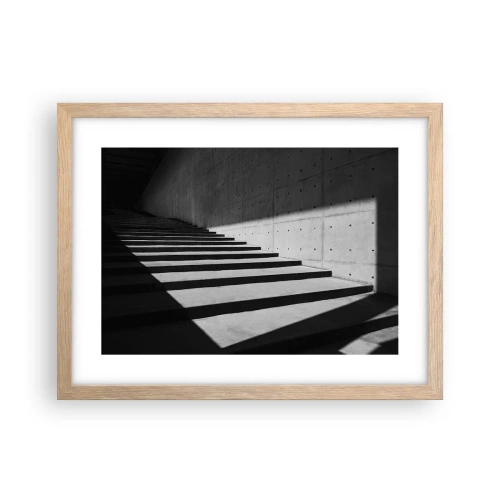 Poster in cornice rovere chiaro - La bellezza severa del modernismo - 40x30 cm