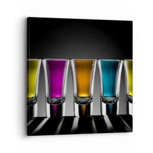 Quadro su tela - Stampe su Tela - I colori della gioia - 30x30 cm