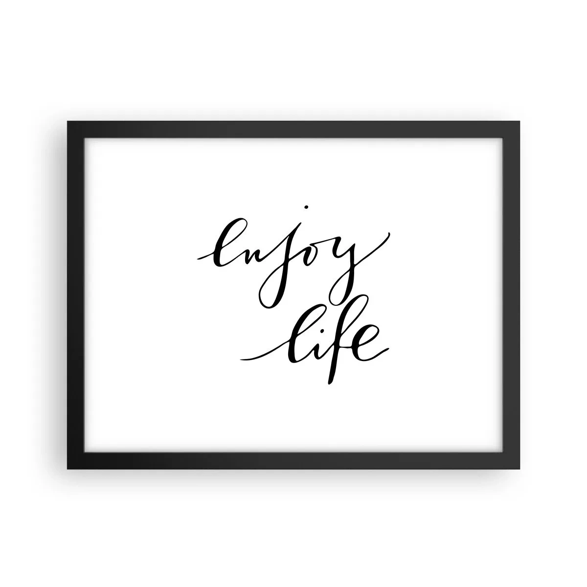 Poster in cornice nera - Niente da aggiungere... - 40x30 cm