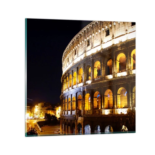 Quadro su vetro - È tempo di iniziare i giochi - 40x40 cm