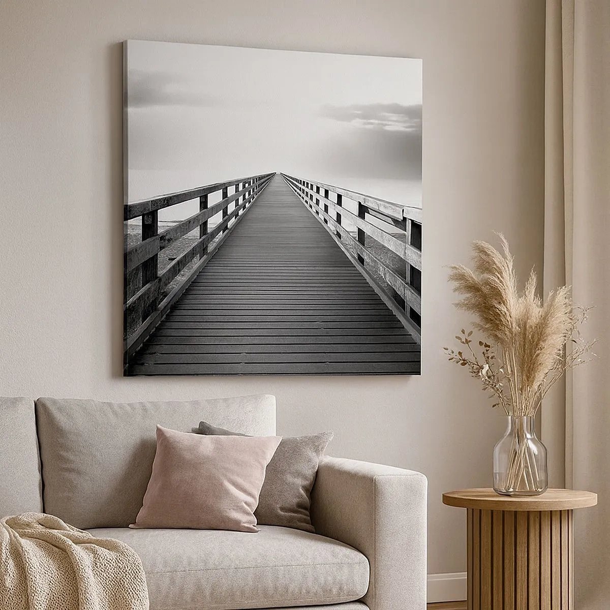 Quadro su tela - Stampe su Tela - Sempre più lontano - 30x30 cm