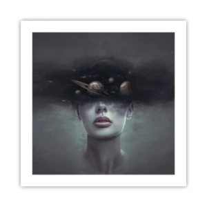 Poster - E i pianeti folleggiano... - 50x50 cm