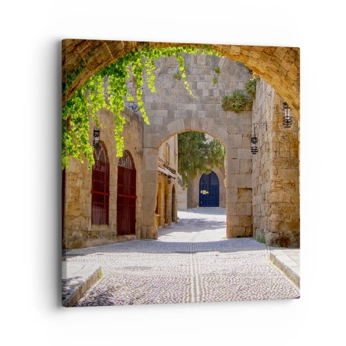 Quadro su tela - Stampe su Tela - Adesso passerà il corteo - 40x40 cm