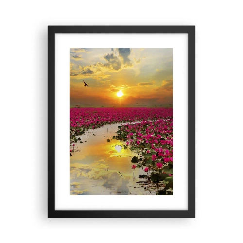 Poster in cornice nera - La vita segreta del lago - 30x40 cm