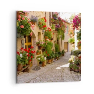 Quadro su tela - Stampe su Tela - Un'esplosione di fiori - 60x60 cm