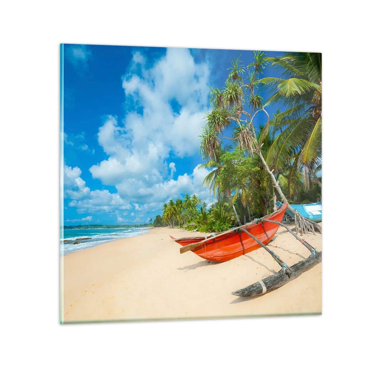 Quadro su vetro - La bellezza dei tropici - 60x60 cm
