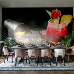 Fotomurali Autoadesivo Deluxe Sticker - Incantare il gusto - Bere, Cocktail, Shaker - 100x70 cm