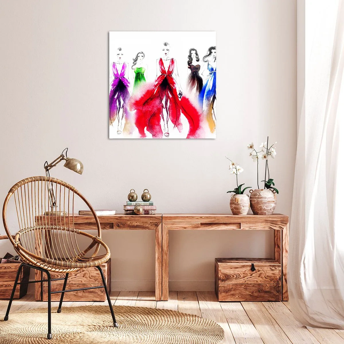 Quadro su tela - Stampe su Tela - Voglia di vestiti - 70x70 cm