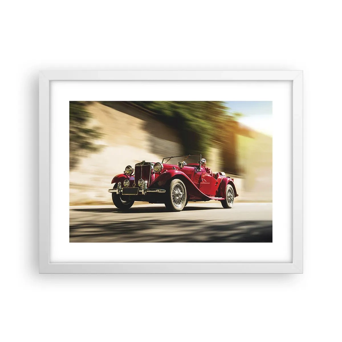 Poster in cornice bianca - Più bella della Nike di Samotracia - 40x30 cm