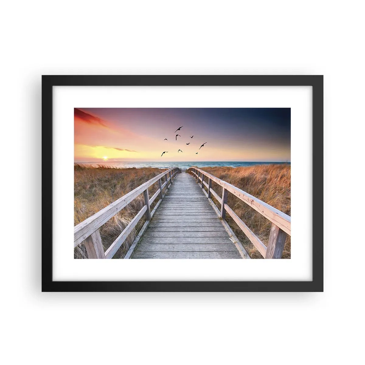 Poster in cornice nera - Spazio per volare - 40x30 cm