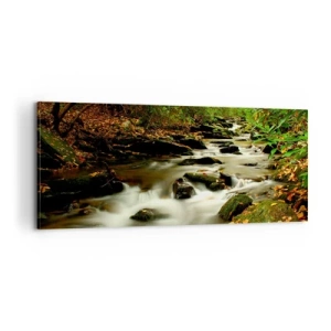 Quadro su tela - Stampe su Tela - Come argento liquido - 100x40 cm