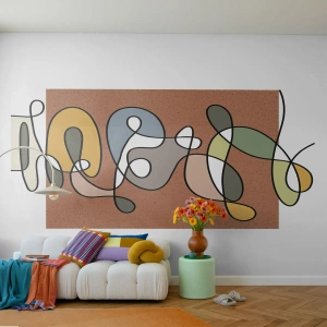 Fotomurali Premium Canvas - Un'astrazione da ridere - Moderno, Astrazione, Pezzo - 250x175 cm