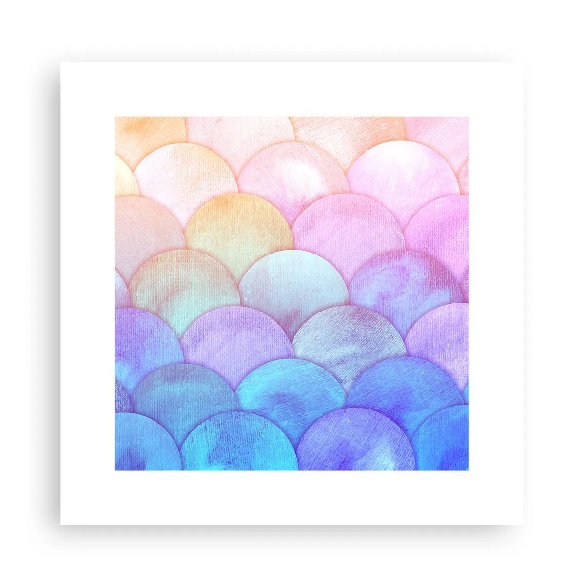 Poster - Scaglie perlate - 30x30 cm