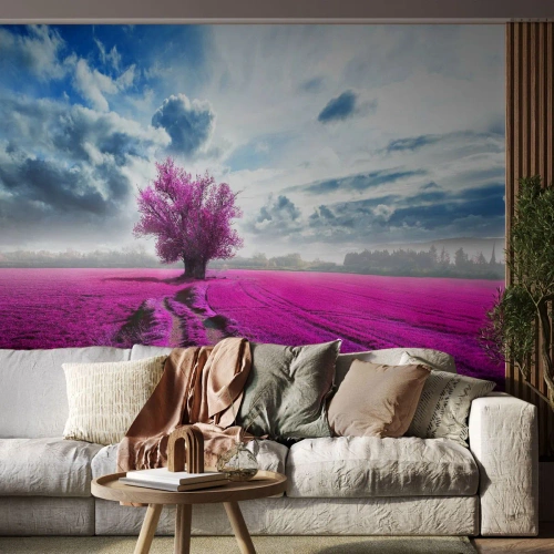 Fotomurali Premium Sand - Brughiera selvatica - Paesaggio, Eriche, Natura - 350x256 cm