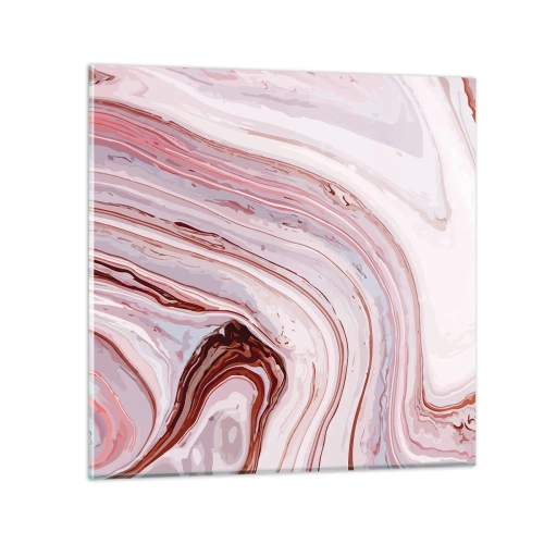 Quadro su vetro - Dritto, poi a destra in basso - 30x30 cm