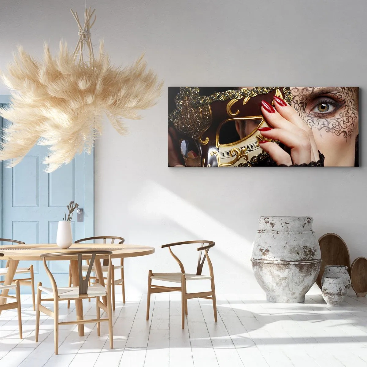 Quadro su tela - Stampe su Tela - Il mio mondo è barocco - 90x30 cm