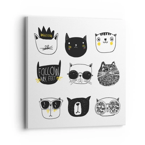 Quadro su tela - Stampe su Tela - Ognuno è diverso - 30x30 cm