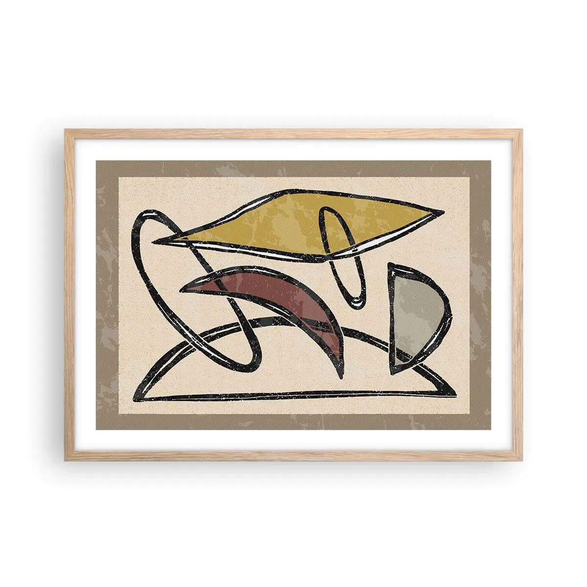 Poster in cornice rovere chiaro - Verticali e orizzontali - 70x50 cm