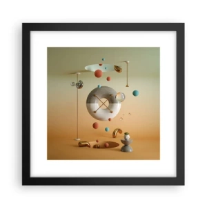 Poster in cornice nera - Tutto può succedere - 30x30 cm