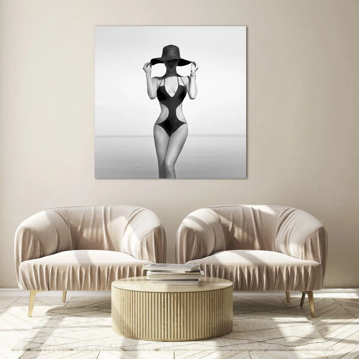 Quadro su vetro - Il mio nome è Eleganza - 30x30 cm