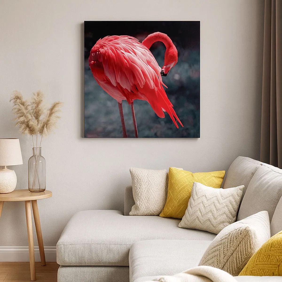 Quadro su tela - Stampe su Tela - La poesia cremisi della natura - 30x30 cm