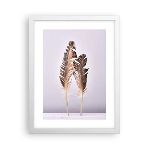 Poster in cornice bianca - Contro il nulla - 30x40 cm