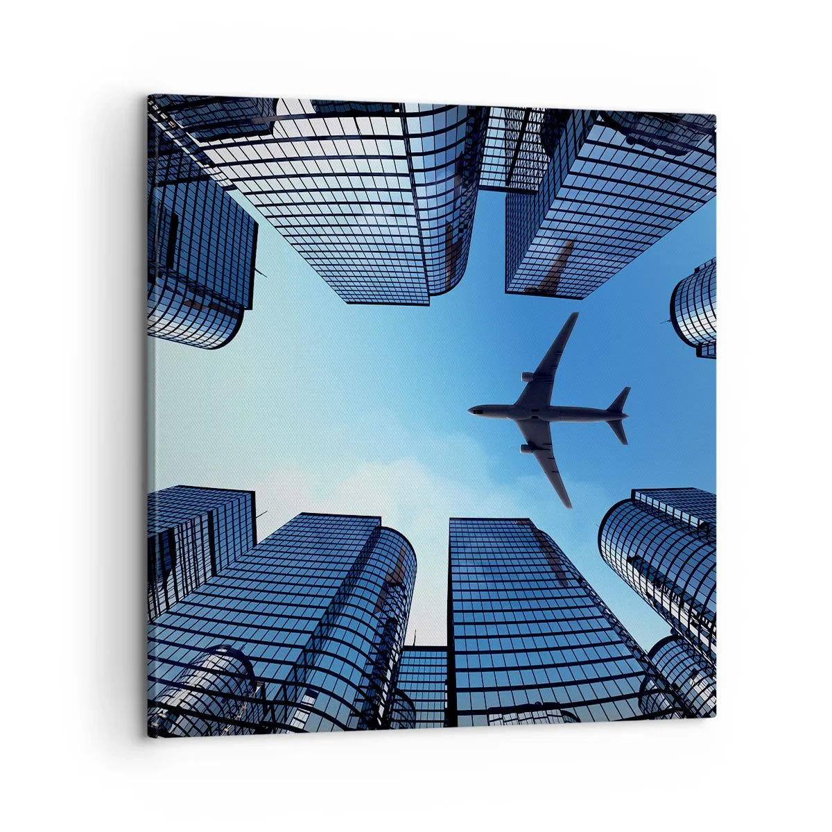 Quadro su tela - Stampe su Tela - Panorama dal canyon di vetro - 60x60 cm