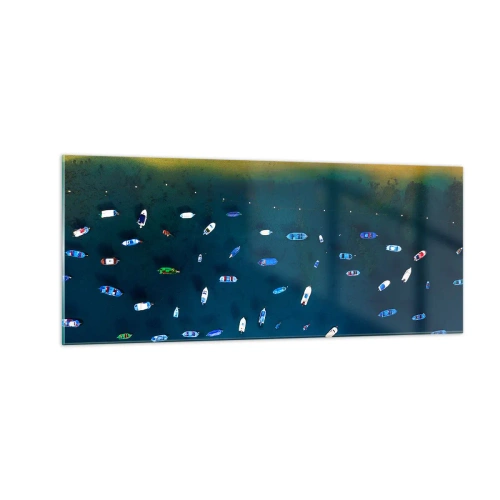 Quadro su vetro - Il gioco delle vacanze - 100x40 cm