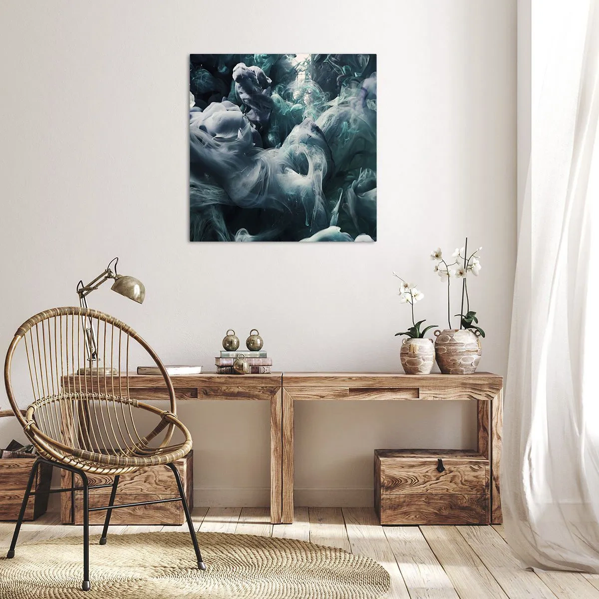 Quadro su tela - Stampe su Tela - Il movimento dei colori - 60x60 cm