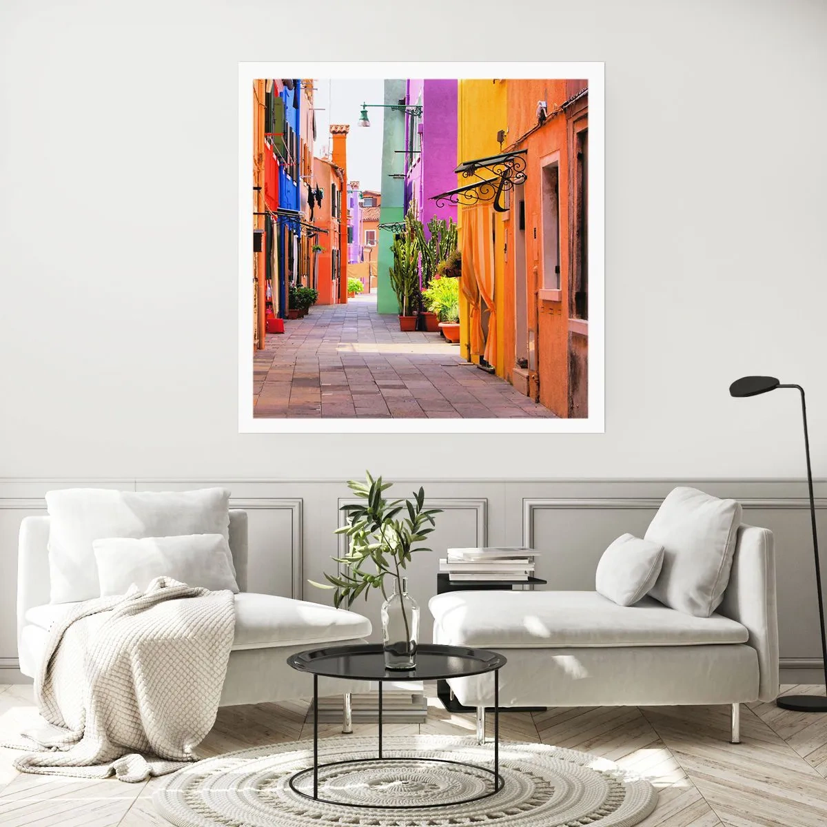 Poster - Angolo multicolore - 60x60 cm