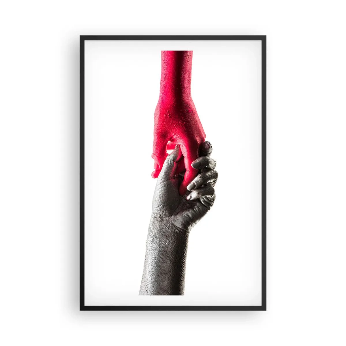 Poster in cornice nera - Insieme, sebbene diversi - 61x91 cm