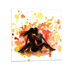 Quadro su vetro - E la luce fu - 60x60 cm