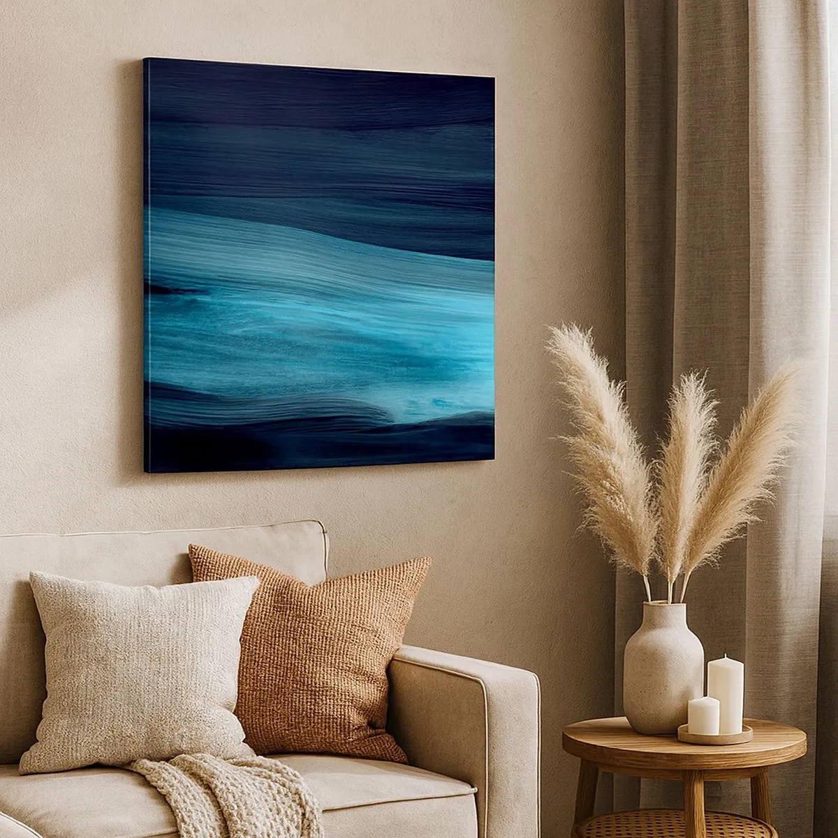 Quadro su tela - Stampe su Tela - Seguendo la corrente - 30x30 cm