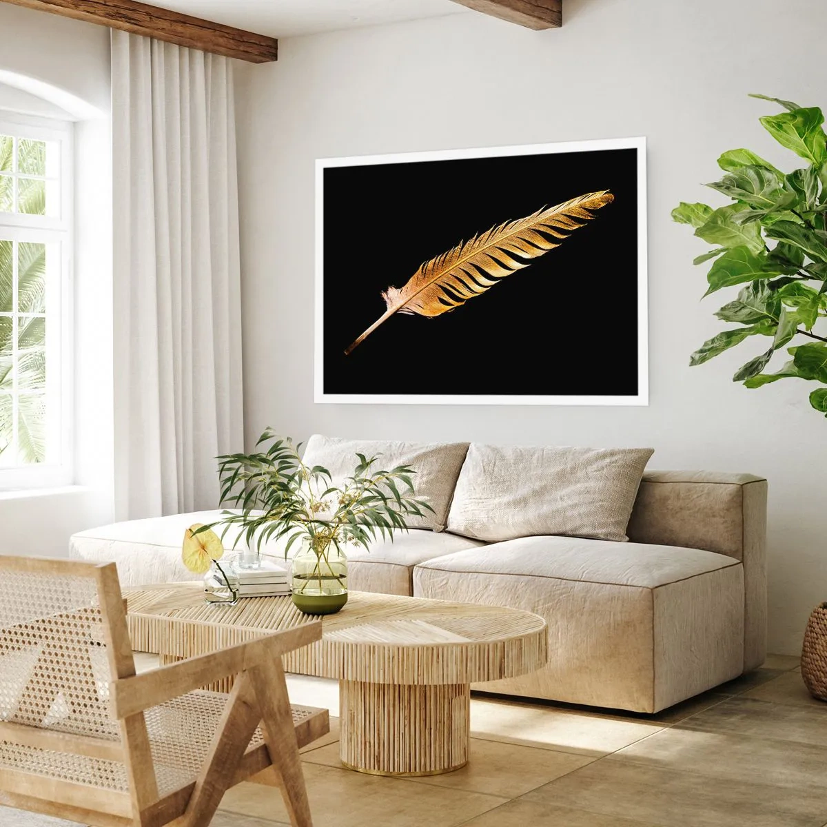 Poster - Non una piuma qualsiasi.... - 91x61 cm