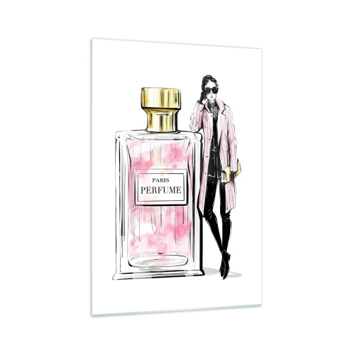 Quadro su vetro - Sensualità parigina - 70x100 cm