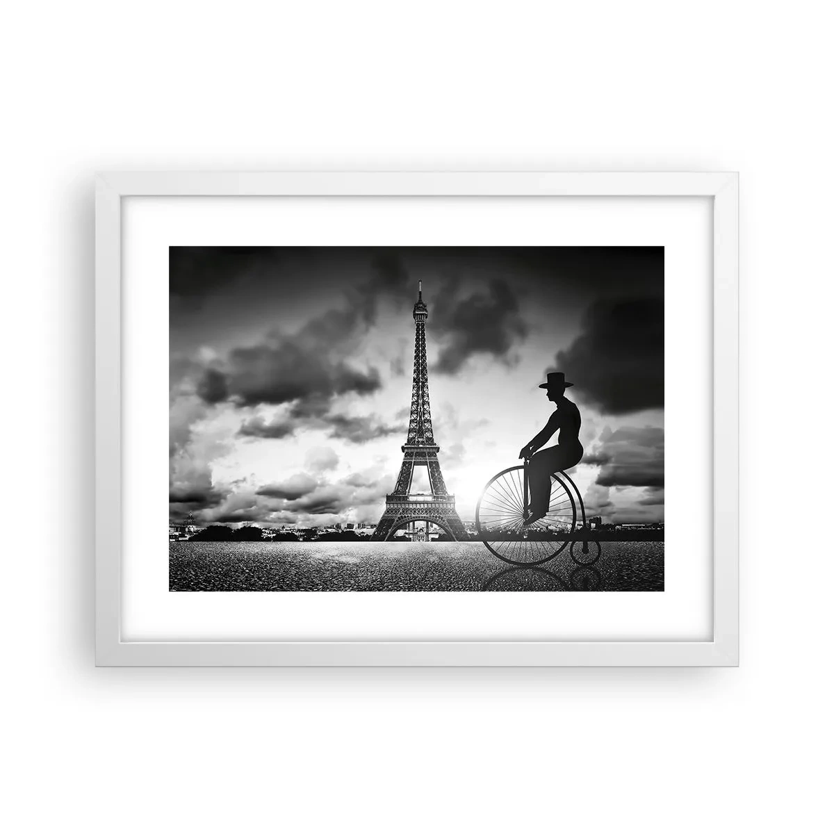 Poster in cornice bianca - Nostalgia della Belle Epoque - 40x30 cm