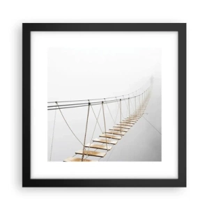 Poster in cornice nera - Dove ti porta? - 30x30 cm