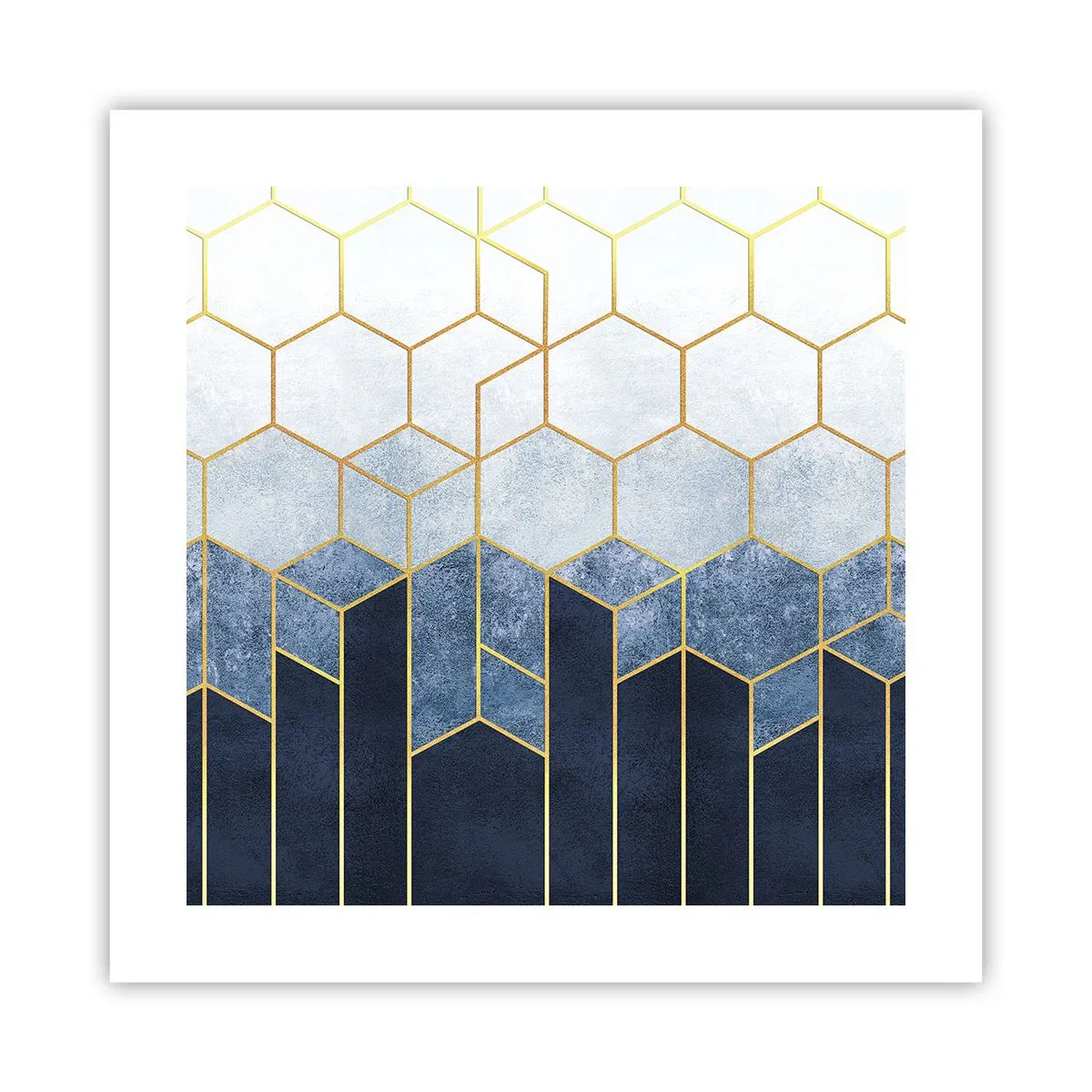 Poster - Composizione a ritmo sincopato - 40x40 cm