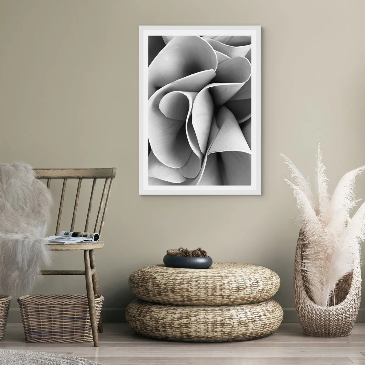 Poster in cornice bianca - Avviene nello spazio - 61x91 cm