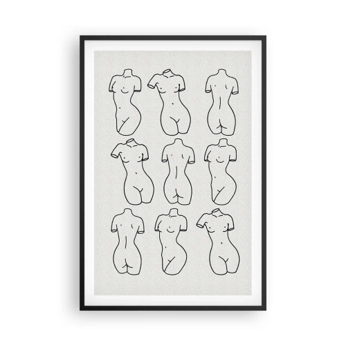 Poster in cornice nera - Solo Venere - 61x91 cm