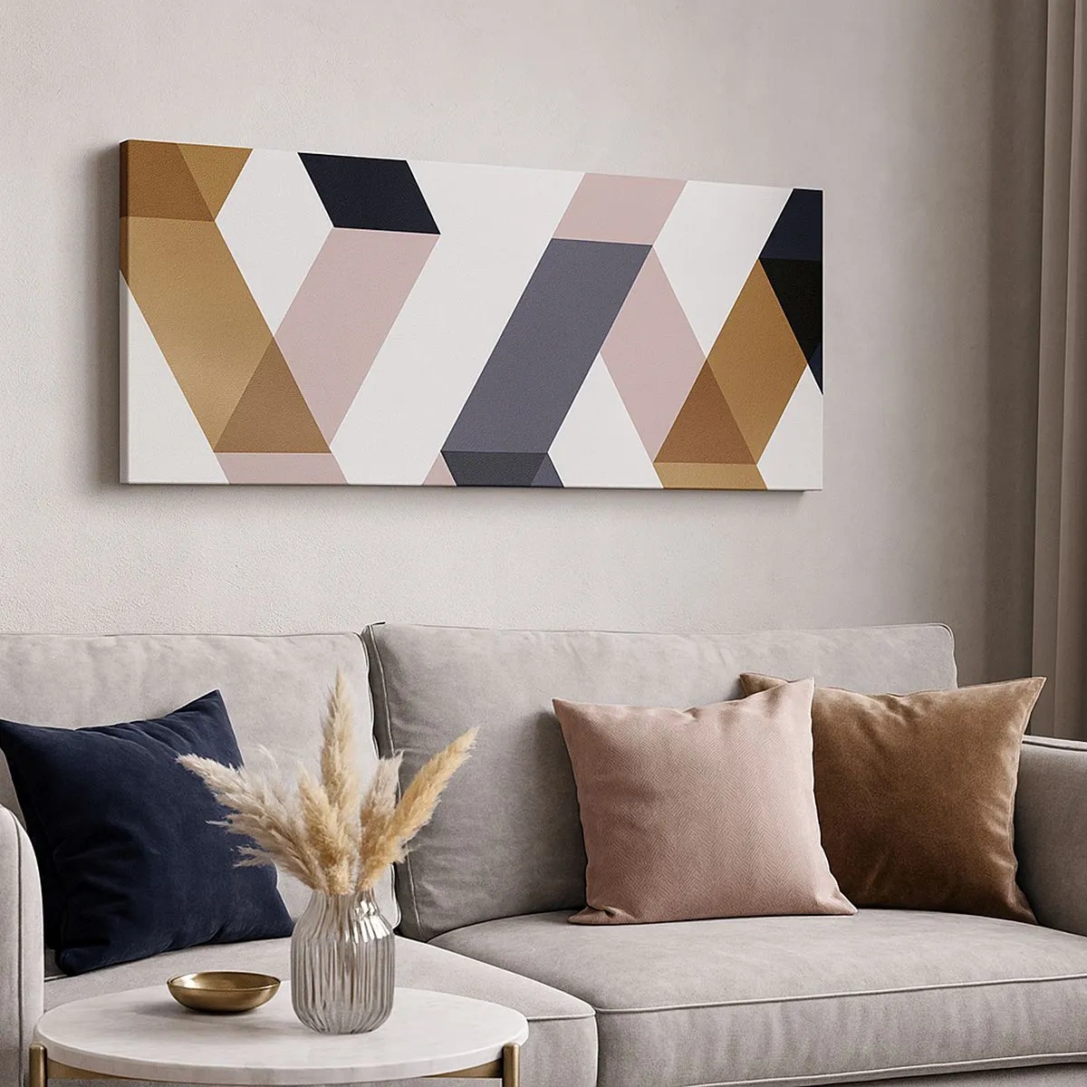 Quadro su tela - Stampe su Tela - Piani e angoli - 100x40 cm