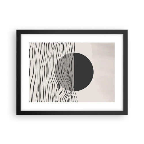 Poster in cornice nera - Composizione a metà - 40x30 cm