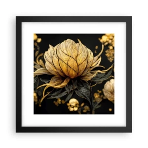 Poster in cornice nera - Delicata fragilità - 30x30 cm