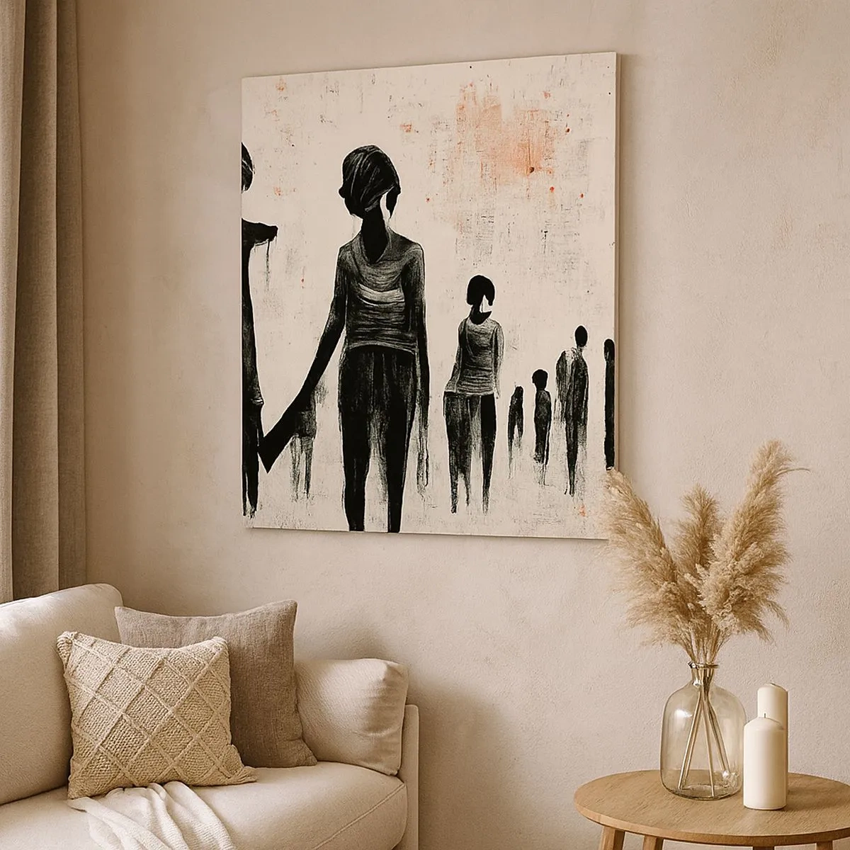 Quadro su tela - Stampe su Tela - Contro la solitudine - 30x30 cm